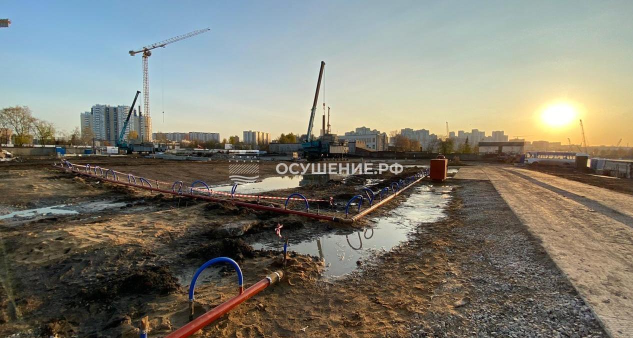 Водопонижение в глинистых грунтах