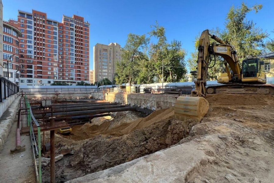 Водопонижение на объекте ЖК «Энигмия» Клубный дом с подземным паркингом