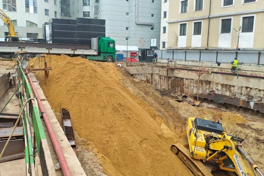 Водопонижение на объекте ЖК «Энигмия» Клубный дом с подземным паркингом