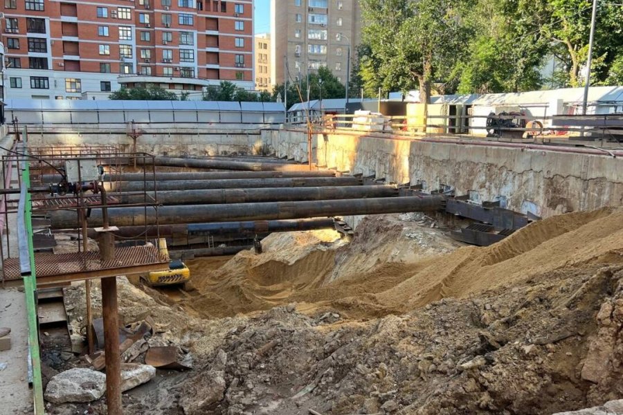 Водопонижение на объекте ЖК «Энигмия» Клубный дом с подземным паркингом