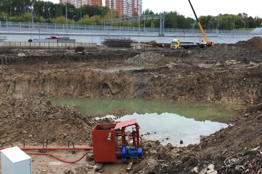 Водопонижение на объекте ЖК «Will Towers» г. Москва