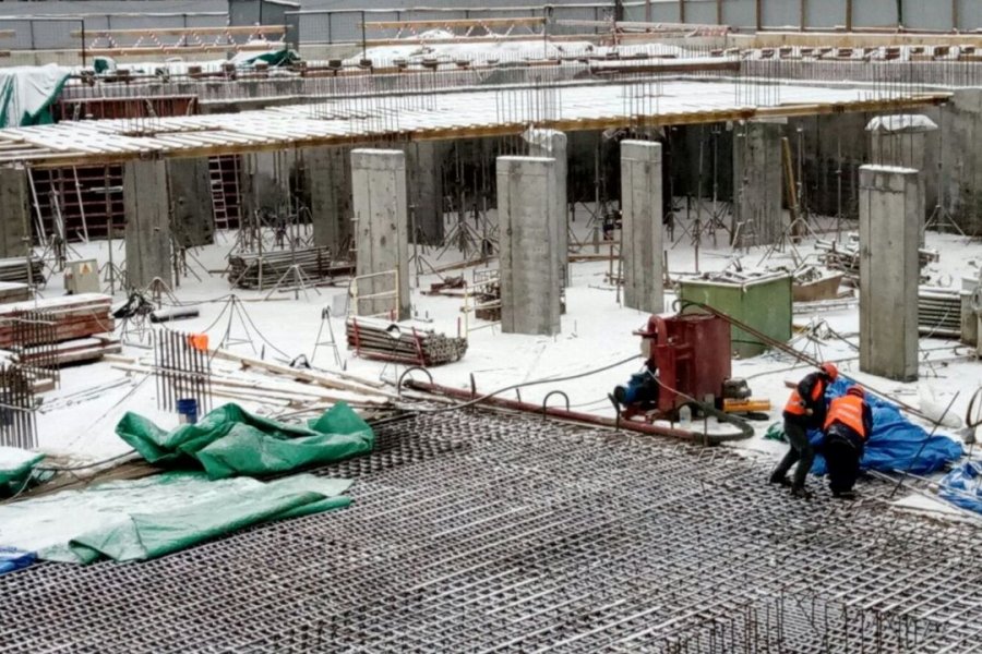 Водопонижение скважинами: Комплекс апартаментов с подземной парковкой